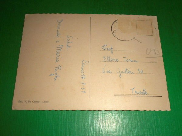 Cartolina Lauco ( Carnia ) - Panorama 1951