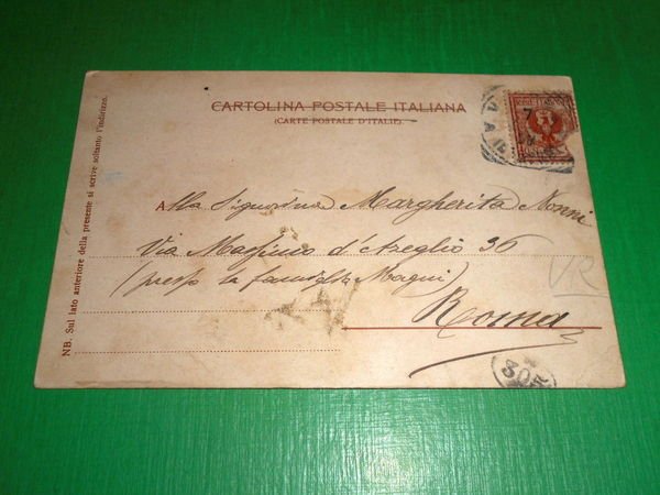 Cartolina Verona - Mercato in Piazza Erbe 1900 ca