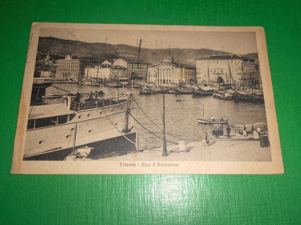 Cartolina Trieste - Riva 3 Novembre 1924