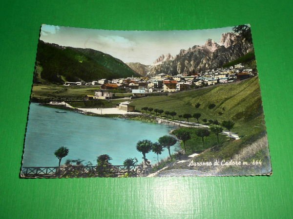 Cartolina Auronzo di Cadore - Panorama 1956