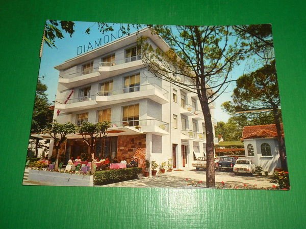 Cartolina Riccione - Hotel Diamond 1970.