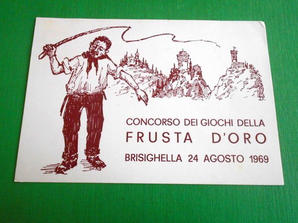 Cartolina numerata Brisighella - Concorso dei Giochi della Frusta d' …