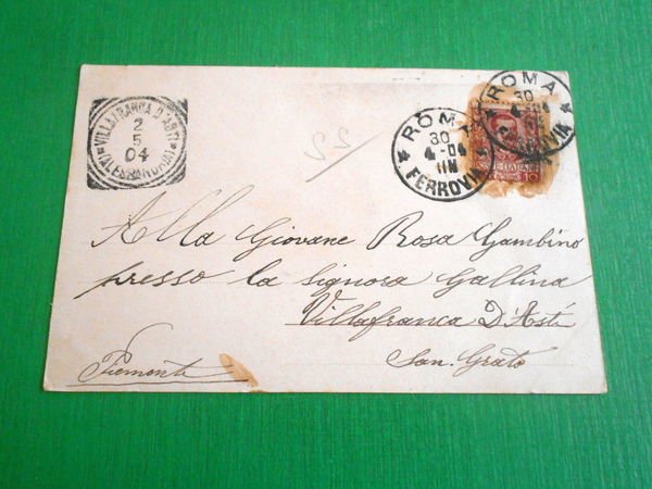 Cartolina Sassari - Costume di Ploaghe 1904.