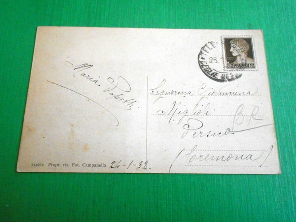 Cartolina Ceglie Messapica - Via S. Rocco 1932.