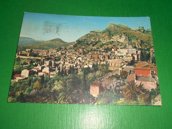 Cartolina Taormina - Panorama 1961.