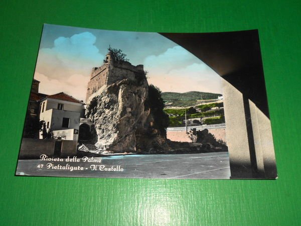 Cartolina Pietra Ligure - Il Castello 1961.