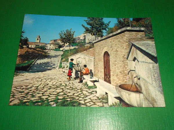 Cartolina Caramanico Terme - Le acque Termali 1971.