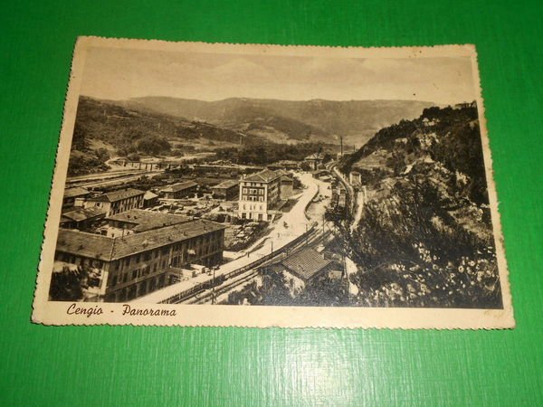Cartolina Cengio - Panorama 1940.