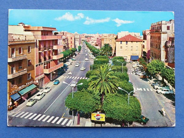 Cartolina Nettuno - Piazza Mazzini - 1979