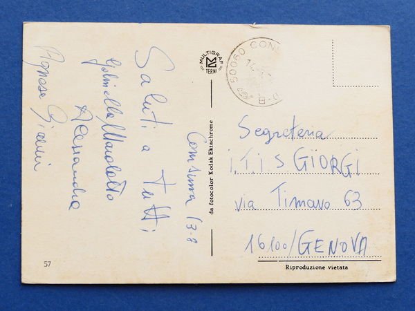 Cartolina Consuma - 1974