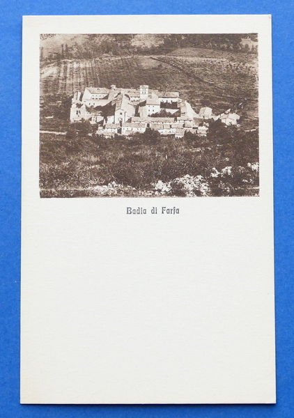 Cartolina Badia di Farfa - Rieti - 1920 ca..