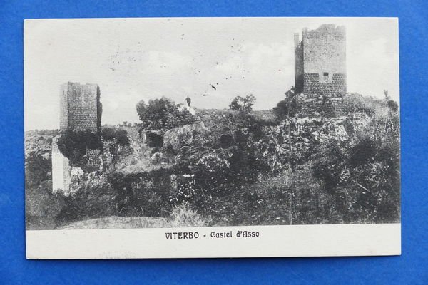 Cartolina - Viterbo - Castel d'Asso - 1918.