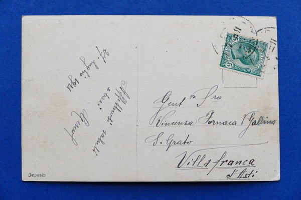 Cartolina Esposizione Torino 1911 - Palazzo della Città di Parigi