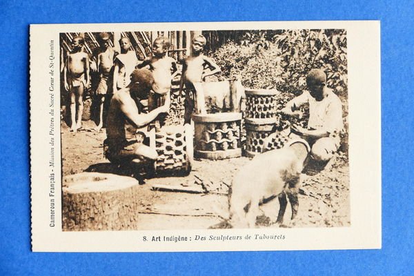 Cartolina Africa - Cameroun Francais - Des Sculpures de Taboureis