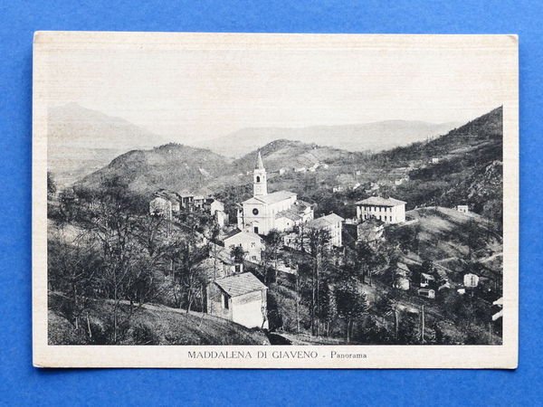 Cartolina Maddalena di Giaveno - Panorama - 1957.