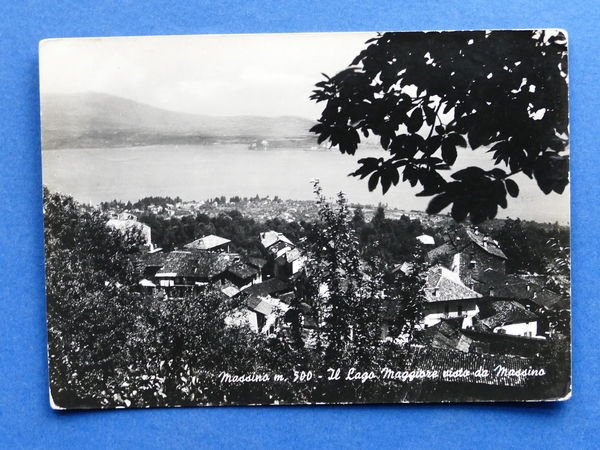 Cartolina Massino - Il Lago Maggiore visto da Massino - …