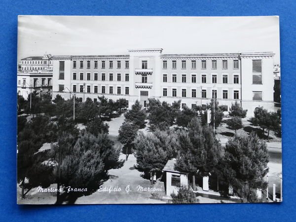 Cartolina Martina Franca - Edificio G. Marconi - 1964