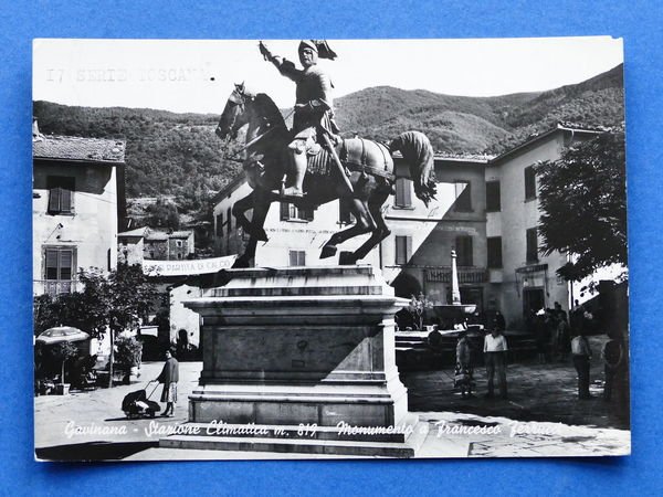 Cartolina Gavinana - Monumento a Francesco Ferrucci - 1953