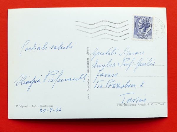 Cartolina Passignano sul Trasimeno - Il Castello dal Lago - …