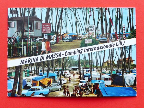 Cartolina Marina di Massa - Camping Partaccia Internazionale Lilly - …