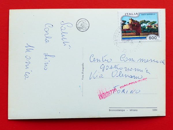 Cartolina Capri - 1991