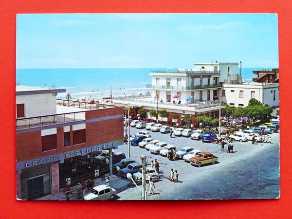 Cartolina Torvaianica - Piazza Ungheria - 1967