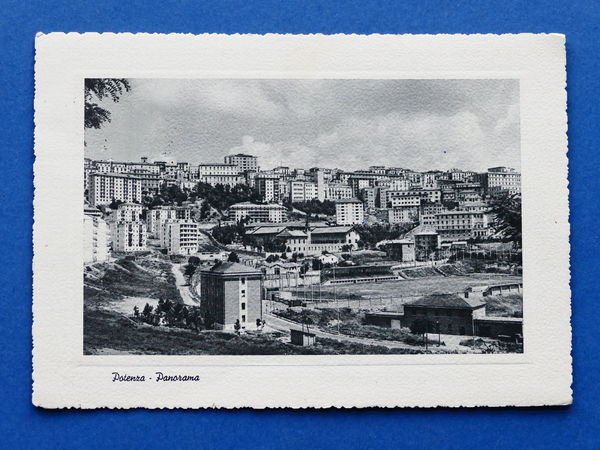 Cartolina Potenza - Panorama - 1950 ca.
