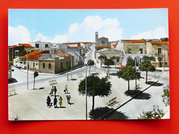 Cartolina Marina di Ragusa - Piazza Duca degli Abruzzi - …