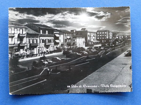 Cartolina Lido di Camaiore - Viale Lungomare - 1960