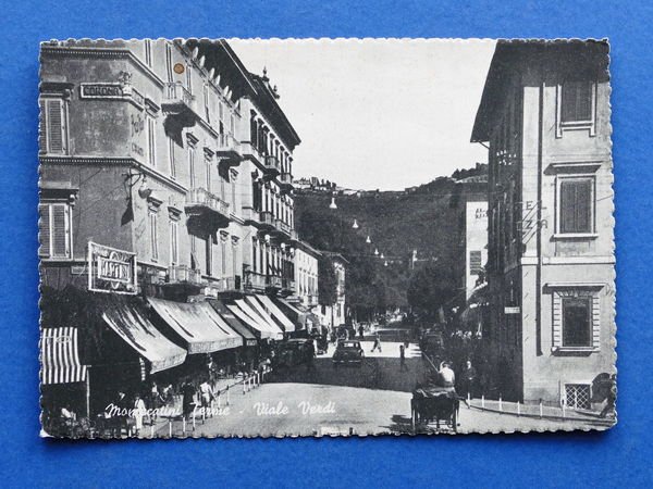 Cartolina Montecatini Terme - Viale Verdi - 1953