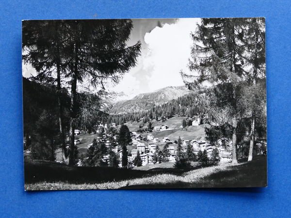 Cartolina Caviola - Dolomiti - Panorama con il Passo Valles … | Immagine principale