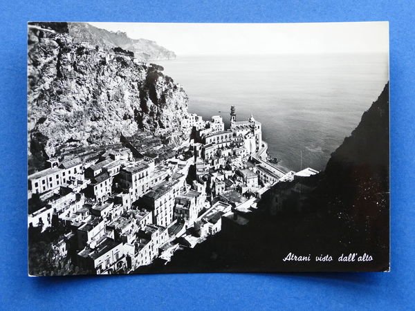 Cartolina Atrani visto dall'alto - 1955
