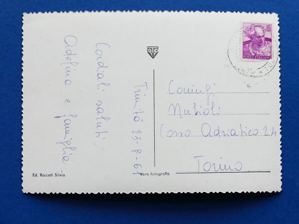 Cartolina Montaldo Torinese - Panorama - 1961