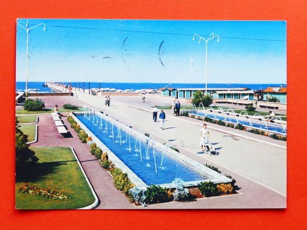Cartolina Forte dei Marmi - Piazzale panoramico - 1960