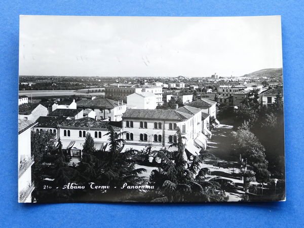 Cartolina Abano Terme - Panorama - 1964.