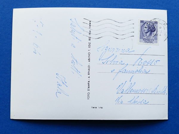 Cartolina Abano Terme - Panorama - 1964.