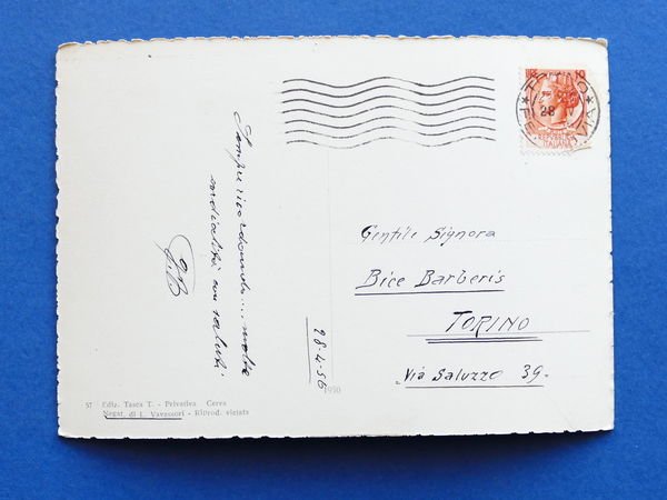 Cartolina Ceres - Panorama - 1956 | Immagine Gallery 2