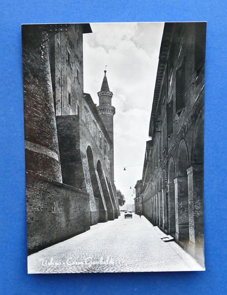 Cartolina Urbino - Corso Garibaldi - 1954 ca.