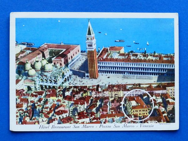 Cartolina Venezia - Piazza S. Marco - Hotel Restaurant San …