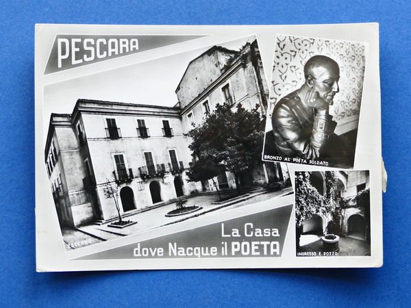 Cartolina Pescara - La Casa dove nacque il Poeta - …