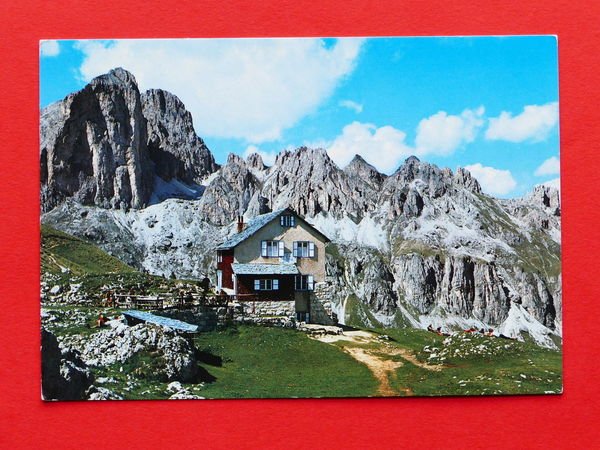 Cartolina Dolomiti del Catinaccio - Rifugio Roda di Vael - …