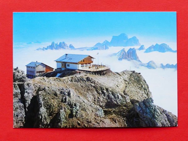 Cartolina Dolomiti - Rifugio Lagazuoi verso Croda da Lago - …