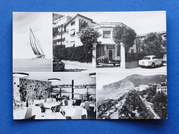 Cartolina Finale Ligure - Pensione Villa Piera - 1967.