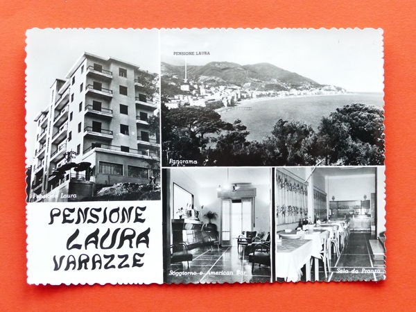 Cartolina Varazze - Pensione Laura - 1950 ca. | Immagine principale