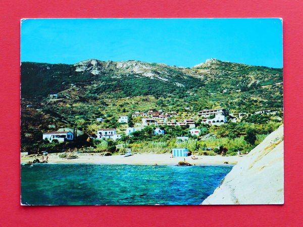 Cartolina Isola del Giglio - Zona Residenziale L'Arenella - 1974.