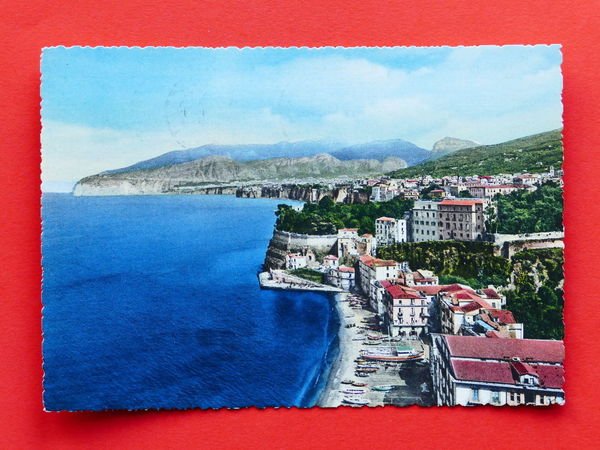 Cartolina Sorrento - Panorama da Capodimonte - 1956.