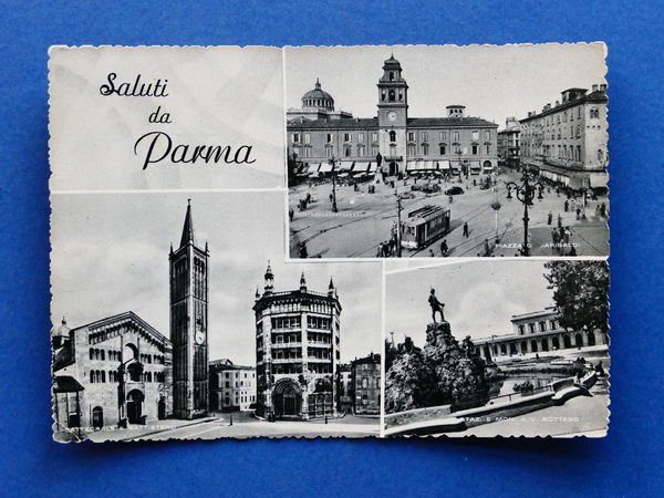 Cartolina Parma - Varie vedute - 1953 ca.
