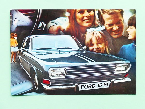 Cartolina Pubblicitaria - Ford 15M XL - 51° Salone dell'Automobile …