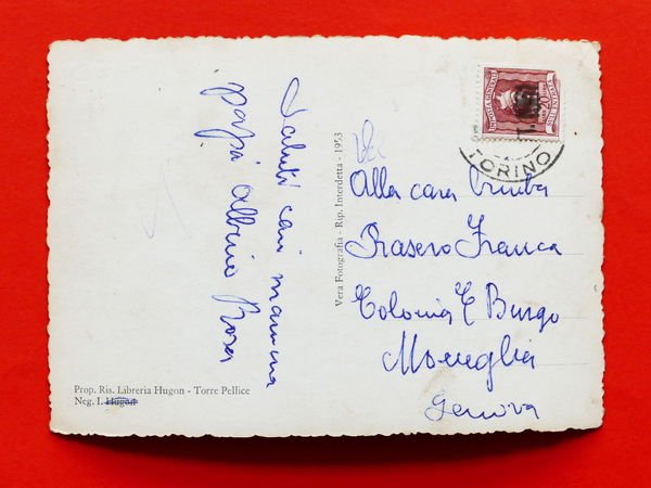 Cartolina Alta Val Pellice - Il Prà - Rifugio Jervis …