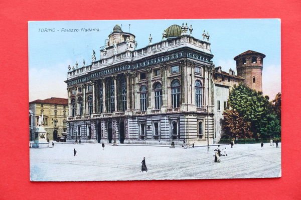 Cartolina Torino - Palazzo Madama - 1915 ca.